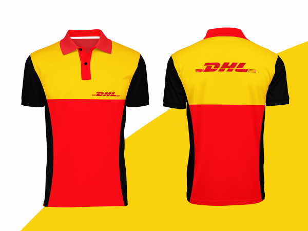 Áo đồng phục polo công ty chuyển phát nhanh quốc tế DHL DNPL02
