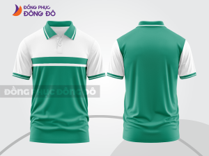 Mẫu thiết kế áo polo basic đồng phục công ty màu xanh ngọc ctpb2
