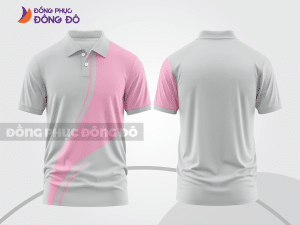 Mẫu thiết kế áo polo basic đồng phục doanh nghiệp đẹp màu ghi xám ctpb1018
