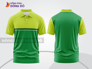 Mẫu thiết kế áo polo basic đồng phục công ty màu xanh lá cây ctpb102