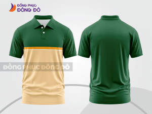 Mẫu thiết kế áo polo basic đồng phục công ty màu xanh rêu ctpb105