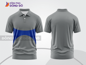 Mẫu thiết kế áo polo basic đồng phục doanh nghiệp đẹp màu ghi xám ctpb1057