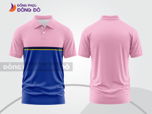 Mẫu thiết kế áo polo basic đồng phục công ty màu hồng phấn ctpb107