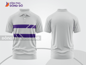 Mẫu thiết kế áo polo basic đồng phục doanh nghiệp đẹp màu ghi xám ctpb1075
