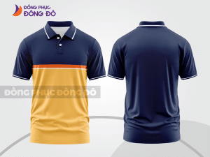 Mẫu thiết kế áo polo basic đồng phục công ty màu xanh tím than ctpb111