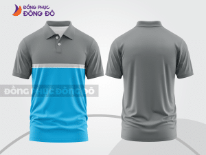 Mẫu thiết kế áo polo basic đồng phục công ty màu xám ghi ctpb113