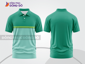 Mẫu thiết kế áo polo basic đồng phục công ty màu xanh ngọc ctpb114