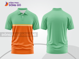 Mẫu thiết kế áo polo basic đồng phục công ty màu cam ctpb115
