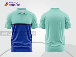 Mẫu thiết kế áo polo basic đồng phục công ty màu xanh dương ctpb116