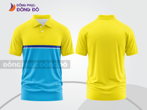 Mẫu thiết kế áo polo basic đồng phục công ty màu vàng ctpb117