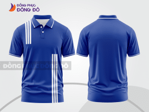 Mẫu thiết kế áo polo basic đồng phục công ty màu xanh dương ctpb121