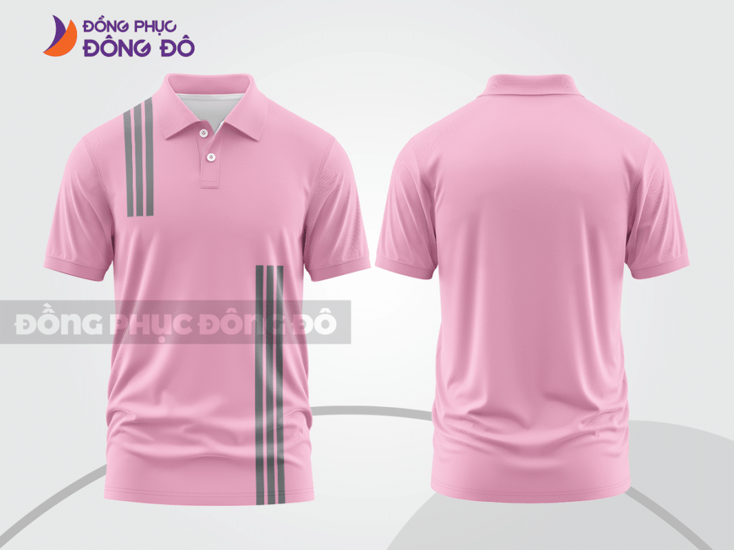 Áo polo đồng phục công ty màu hồng phấn CTPB127