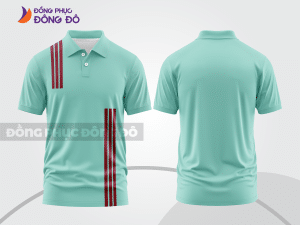Mẫu thiết kế áo polo basic đồng phục công ty màu xanh ngọc ctpb136