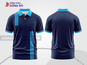 Mẫu thiết kế áo polo basic đồng phục công ty màu xanh tím than ctpb140