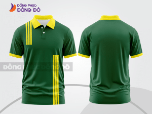 Mẫu thiết kế áo polo basic đồng phục công ty màu xanh rêu ctpb142