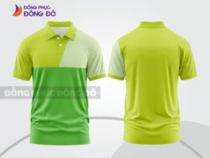 Mẫu thiết kế áo polo basic đồng phục công ty màu xanh nõn chuối ctpb148