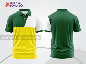 Mẫu thiết kế áo polo basic đồng phục công ty màu xanh két ctpb151