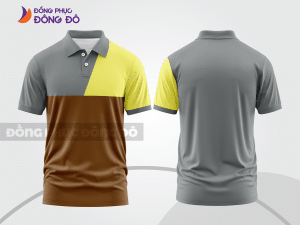 Mẫu thiết kế áo polo basic đồng phục công ty màu nâu ctpb159