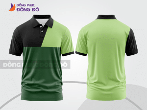 Mẫu thiết kế áo polo basic đồng phục công ty màu xanh rêu ctpb160