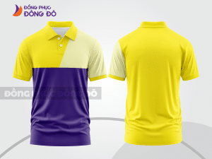Mẫu thiết kế áo polo basic đồng phục công ty màu vàng ctpb164