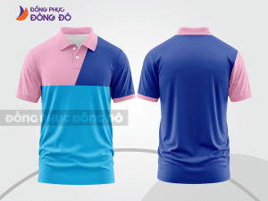 Mẫu thiết kế áo polo basic đồng phục công ty màu xanh dương ctpb166
