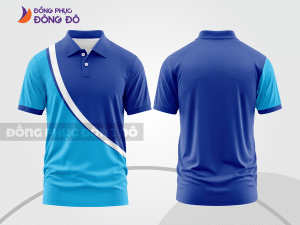 Mẫu thiết kế áo polo basic đồng phục công ty màu xanh dương ctpb167