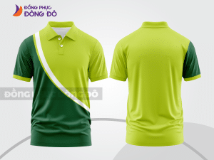 Mẫu thiết kế áo polo basic đồng phục công ty màu xanh két ctpb170