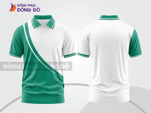 Mẫu thiết kế áo polo basic đồng phục công ty màu xanh ngọc ctpb196