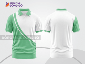 Mẫu thiết kế áo polo basic đồng phục công ty màu xanh ngọc ctpb197