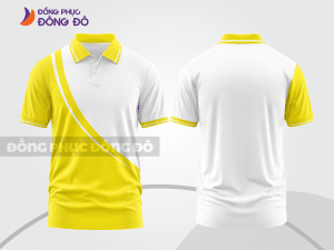 Mẫu thiết kế áo polo basic đồng phục công ty màu vàng ctpb199