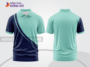 Mẫu thiết kế áo polo basic đồng phục công ty màu xanh tím than ctpb203