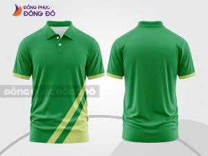 Mẫu thiết kế áo polo basic đồng phục công ty màu xanh lá cây ctpb209