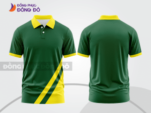 Mẫu thiết kế áo polo basic đồng phục công ty màu xanh rêu ctpb210
