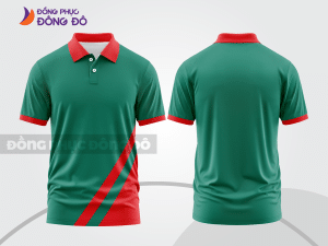 Mẫu thiết kế áo polo basic đồng phục công ty màu xanh ngọc ctpb224