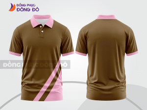 Mẫu thiết kế áo polo basic đồng phục công ty màu nâu ctpb226