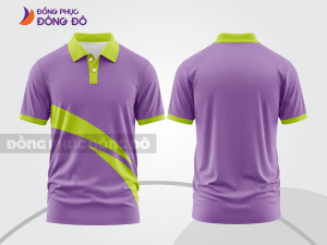 Mẫu thiết kế áo polo basic đồng phục công ty màu tím ctpb229