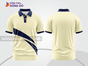 Mẫu thiết kế áo polo basic đồng phục công ty màu be ctpb232