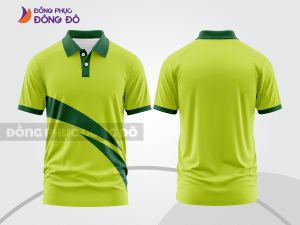 Mẫu thiết kế áo polo basic đồng phục công ty màu xanh nõn chuối ctpb236