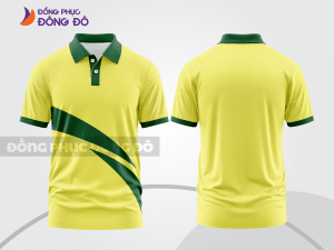 Mẫu thiết kế áo polo basic đồng phục công ty màu vàng ctpb243