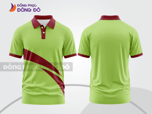 Mẫu thiết kế áo polo basic đồng phục công ty màu xanh cốm ctpb244
