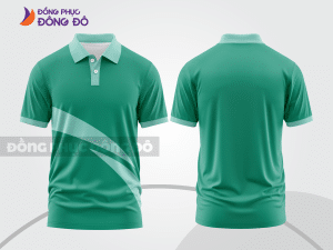 Mẫu thiết kế áo polo basic đồng phục công ty màu xanh ngọc ctpb249