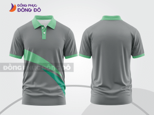 Mẫu thiết kế áo polo basic đồng phục công ty màu xám ghi ctpb251