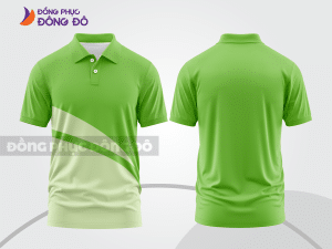 Mẫu thiết kế áo polo basic đồng phục công ty màu xanh cốm ctpb255
