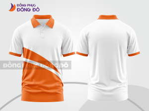 Mẫu thiết kế áo polo basic đồng phục công ty màu cam ctpb265