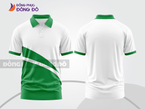 Mẫu thiết kế áo polo basic đồng phục công ty màu xanh lá cây ctpb268