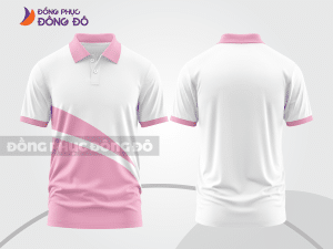 Mẫu thiết kế áo polo basic đồng phục công ty màu hồng phấn ctpb271