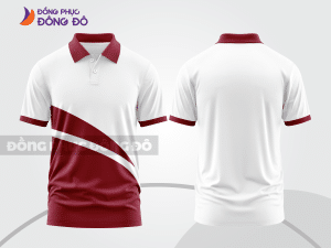 Mẫu thiết kế áo polo basic đồng phục công ty màu đỏ đô ctpb272