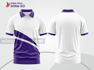 Mẫu thiết kế áo polo basic đồng phục công ty màu tím ctpb273