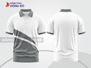 Mẫu thiết kế áo polo basic đồng phục công ty màu ghi xám ctpb275