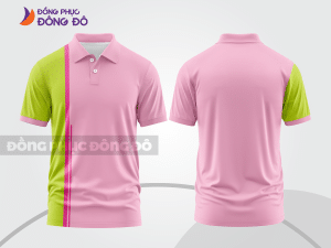 Mẫu thiết kế áo polo basic đồng phục công ty màu hồng phấn ctpb286